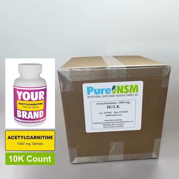 Acetylcarnitine 1000mg Extended-Slow-Release Tablets