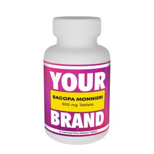 Bacopa Monnieri 600mg Extended-Slow-Release Tablets