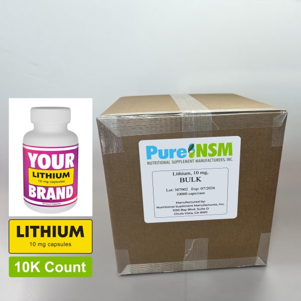 Lithium 10mg HPMC Capsules