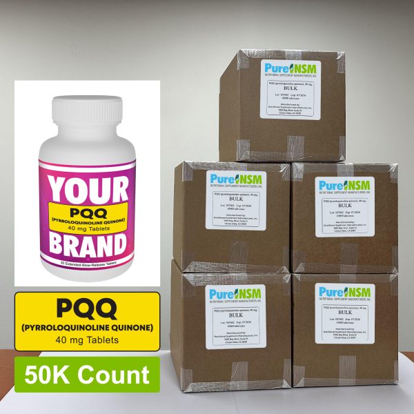 PQQ (pyrroloquinoline quinone) 50K Tablets