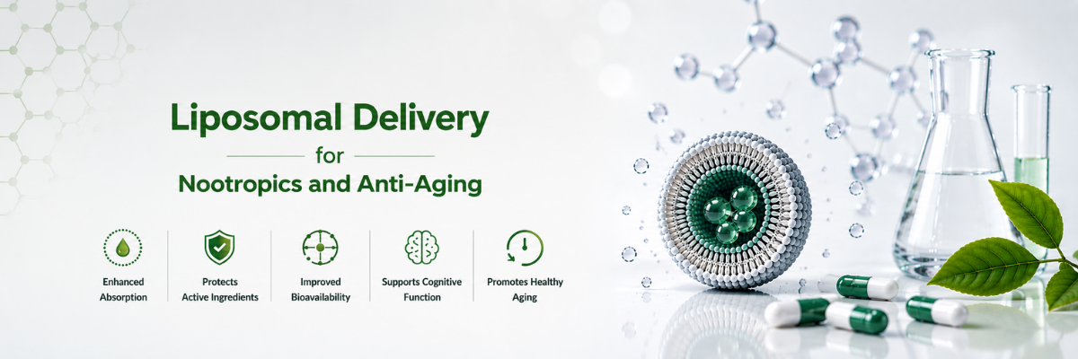 Liposomal Delivery for Nootropics and Anti-Aging