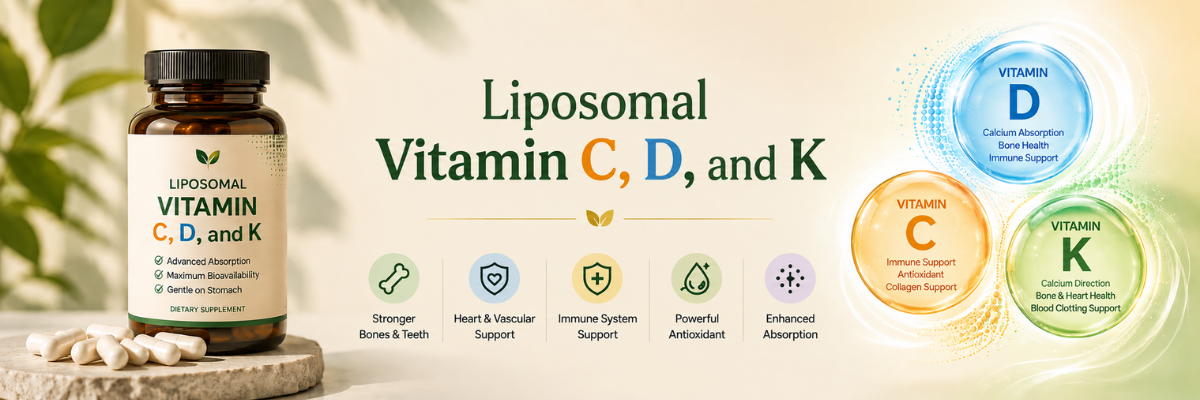 Liposomal Vitamin C, D, and K Synergistic Benefits for Everyday Wellness