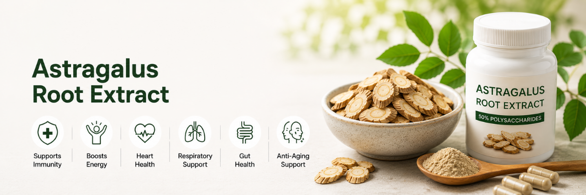 The Benefits of Astragalus Root Extract (50% Polysaccharides)